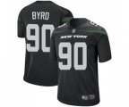New York Jets #90 Dennis Byrd Game Black Alternate Football Jersey