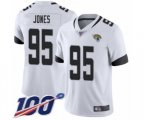 Jacksonville Jaguars #95 Abry Jones White Vapor Untouchable Limited Player 100th Season Football Jersey