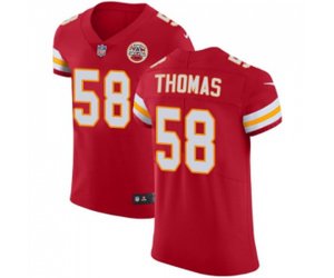 Kansas City Chiefs #58 Derrick Thomas Red Team Color Vapor Untouchable Elite Player Football Jersey