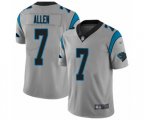 Carolina Panthers #7 Kyle Allen Silver Inverted Legend Limited Football Jersey