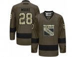 New York Rangers #28 Dominic Moore Green Salute to Service Stitched NHL Jersey