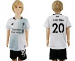 2017-18 Liverpool 20 LALLANA Away Youth Soccer Jersey