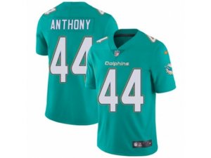 Miami Dolphins #44 Stephone Anthony Aqua Green Team Color Vapor Untouchable Limited Player NFL Jersey