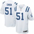 Indianapolis Colts #51 John Simon Game White NFL Jersey