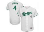 Los Angeles Dodgers #4 Babe Herman White Celtic Flexbase Authentic Collection MLB Jersey