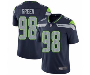 Seattle Seahawks #98 Rasheem Green Navy Blue Team Color Vapor Untouchable Limited Player Football Jersey