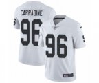 Oakland Raiders #96 Cornellius Carradine White Vapor Untouchable Limited Player NFL Jersey