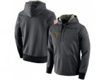 Chicago Bears Nike Anthracite Salute to Service Player Performance Hoodie