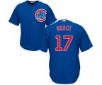 Chicago Cubs #17 Mark Grace Replica Royal Blue Alternate Cool Base MLB Jersey