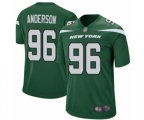 New York Jets #96 Henry Anderson Game Green Team Color Football Jersey