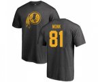 Washington Redskins #81 Art Monk Ash One Color T-Shirt