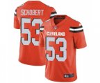 Cleveland Browns #53 Joe Schobert Orange Alternate Vapor Untouchable Limited Player Football Jersey