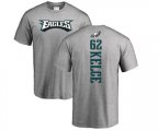 Philadelphia Eagles #62 Jason Kelce Ash Backer T-Shirt