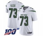 New York Jets #73 Joe Klecko White Vapor Untouchable Limited Player 100th Season Football Jersey