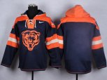 Nike Chicago bears blank blue-orange jerseys[pullover hooded sweatshirt]