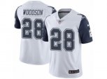 Dallas Cowboys #28 Darren Woodson Limited White Rush NFL Jersey