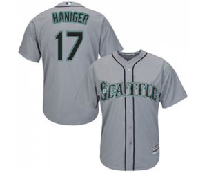 Seattle Mariners #17 Mitch Haniger Replica Grey Road Cool Base Baseball Jersey