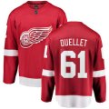 Detroit Red Wings #61 Xavier Ouellet Fanatics Branded Red Home Breakaway NHL Jersey