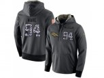 Denver Broncos #94 DeMarcus Ware Stitched Black Anthracite Salute to Service Player Performance Hoodie