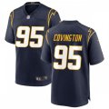 Los Angeles Chargers #95 Christian Covington Nike Navy Alternate Vapor Limited Jersey