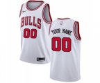 Chicago Bulls Customized Swingman White Basketball Jersey - Association Edition