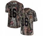 Chicago Bears #16 Pat O'Donnell Limited Camo Rush Realtree NFL Jersey