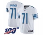 Detroit Lions #71 Ricky Wagner White Vapor Untouchable Limited Player 100th Season Football Jersey