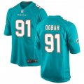 Miami Dolphins #91 Emmanuel Ogbah Nike Aqua Vapor Limited Jersey