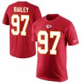 Kansas City Chiefs #97 Allen Bailey Red Rush Pride Name & Number T-Shirt