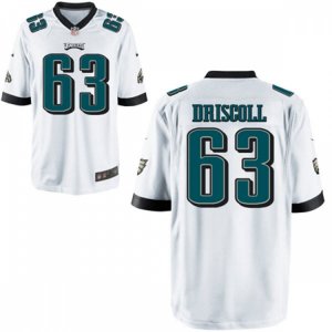 Philadelphia Eagles #63 Jack Driscoll Nike White Vapor Limited Jersey