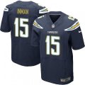 Los Angeles Chargers #15 Dontrelle Inman Elite Navy Blue Team Color NFL Jersey