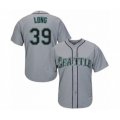 Seattle Mariners #39 Shed Long Authentic Grey Road Cool Base Baseball Player Jersey