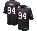 Atlanta Falcons #94 Deadrin Senat Game Black Alternate Football Jersey
