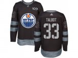 Edmonton Oilers #33 Cam Talbot Black 1917-2017 100th Anniversary Stitched NHL Jersey