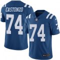 Indianapolis Colts #74 Anthony Castonzo Limited Royal Blue Rush Vapor Untouchable NFL Jersey