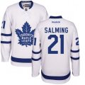 Toronto Maple Leafs #21 Borje Salming Authentic White Away NHL Jersey