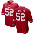 San Francisco 49ers Retired Player #52 Patrick Willis Nike Scarlet Vapor Limited Player Jersey