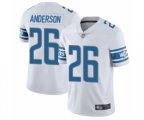 Detroit Lions #26 C.J. Anderson White Vapor Untouchable Limited Player Football Jersey