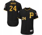 Pittsburgh Pirates #24 Chris Archer Black Alternate Flex Base Authentic Collection Baseball Jersey