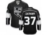 Los Angeles Kings #37 Jeff Zatkoff Authentic Black Home NHL Jersey