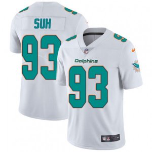 Miami Dolphins #93 Ndamukong Suh White Vapor Untouchable Limited Player NFL Jersey