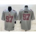 San Francisco 49ers #97 Nick Bosa Grey Atmosphere Fashion 2022 Vapor Untouchable Stitched Limited Jersey