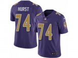 Baltimore Ravens #74 James Hurst Limited Purple Rush Vapor Untouchable NFL Jersey