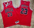 Chicago Bulls #23 Michael Jordan Red With Bulls AU Jersey