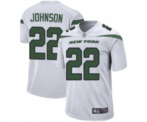 New York Jets #22 Trumaine Johnson Game White Football Jersey