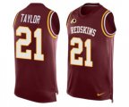 Washington Redskins #21 Sean Taylor Limited Red Player Name & Number Tank Top Football Jersey
