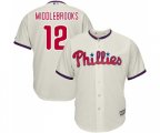 Philadelphia Phillies #12 Will Middlebrooks Replica Cream Alternate Cool Base Baseball Jersey