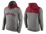 Cleveland Indians Nike Gray Cooperstown Collection Hybrid Pullover Hoodie
