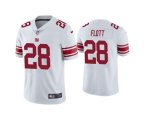 New York Giants #28 Cordale Flott White Vapor Untouchable Limited Stitched NFL Jersey