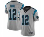 Carolina Panthers #12 DJ Moore Silver Inverted Legend Limited Football Jersey